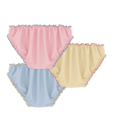 3-pakke stribede underbukser