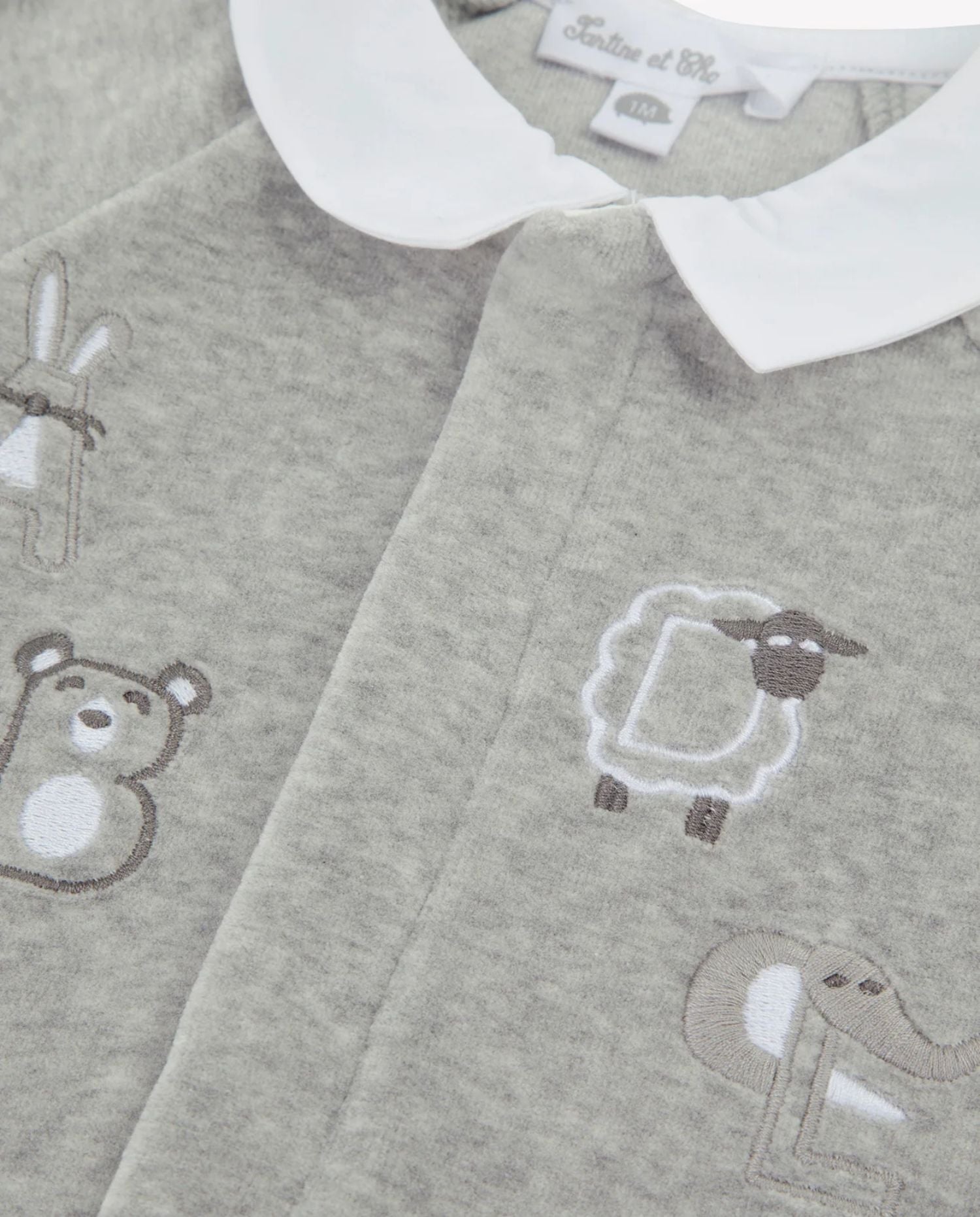 Alphabet Velour Pyjama - CO LABEL