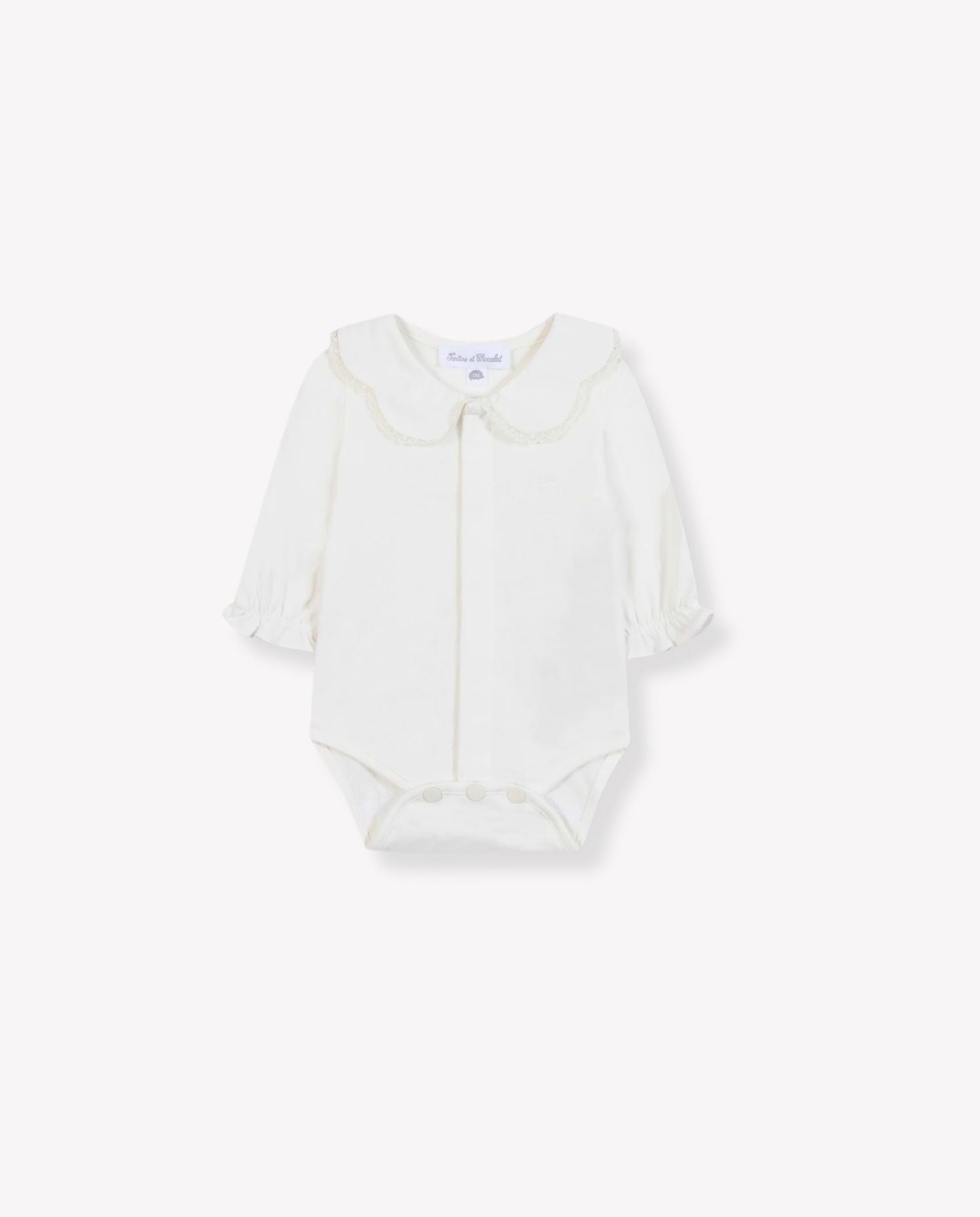 Ruffled - Collar Bodysuit - CO LABEL
