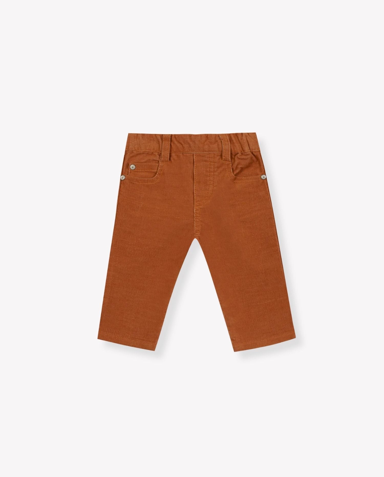 Rust Corduroy Trousers - CO LABEL