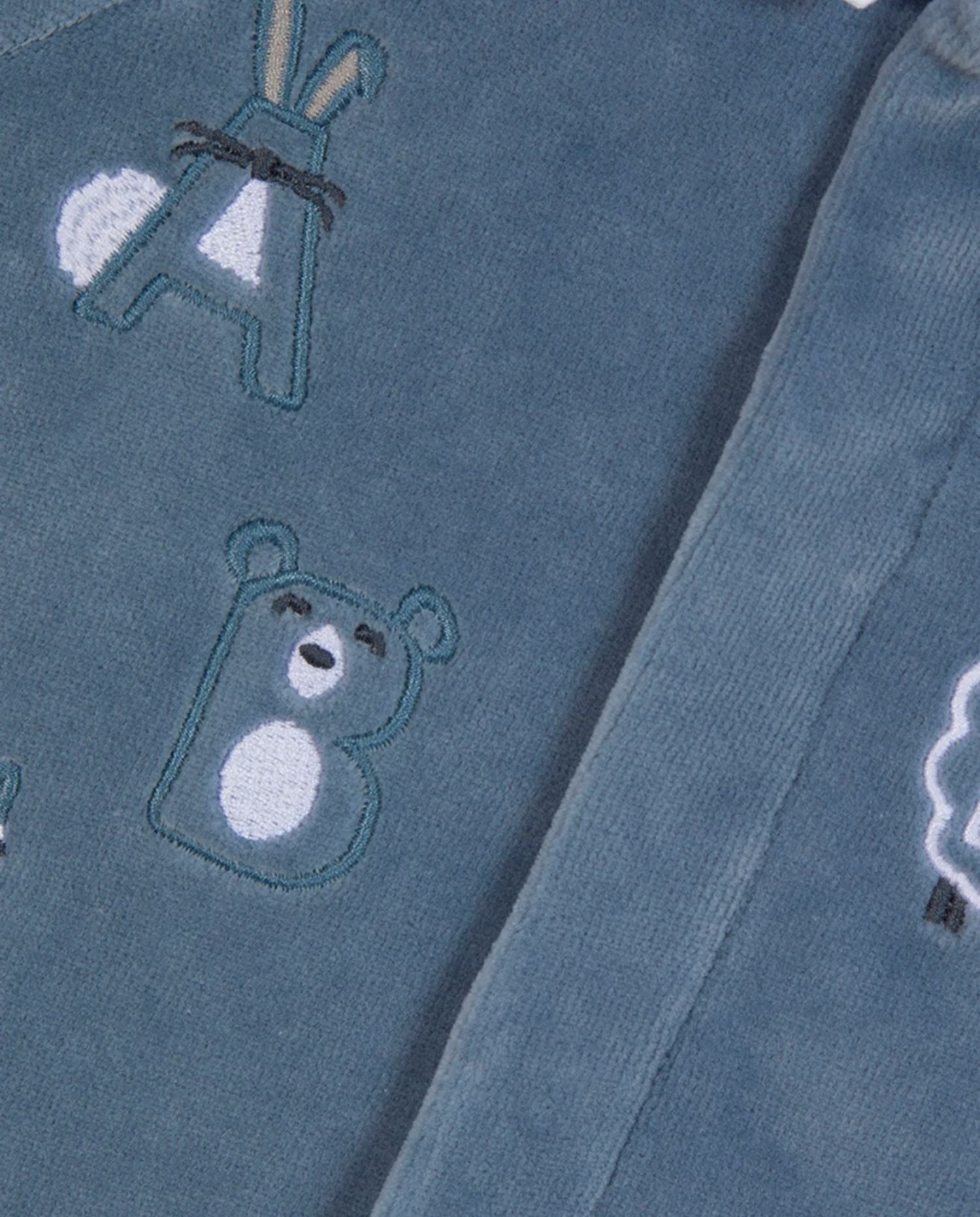 Alphabet Velour Pyjama - CO LABEL