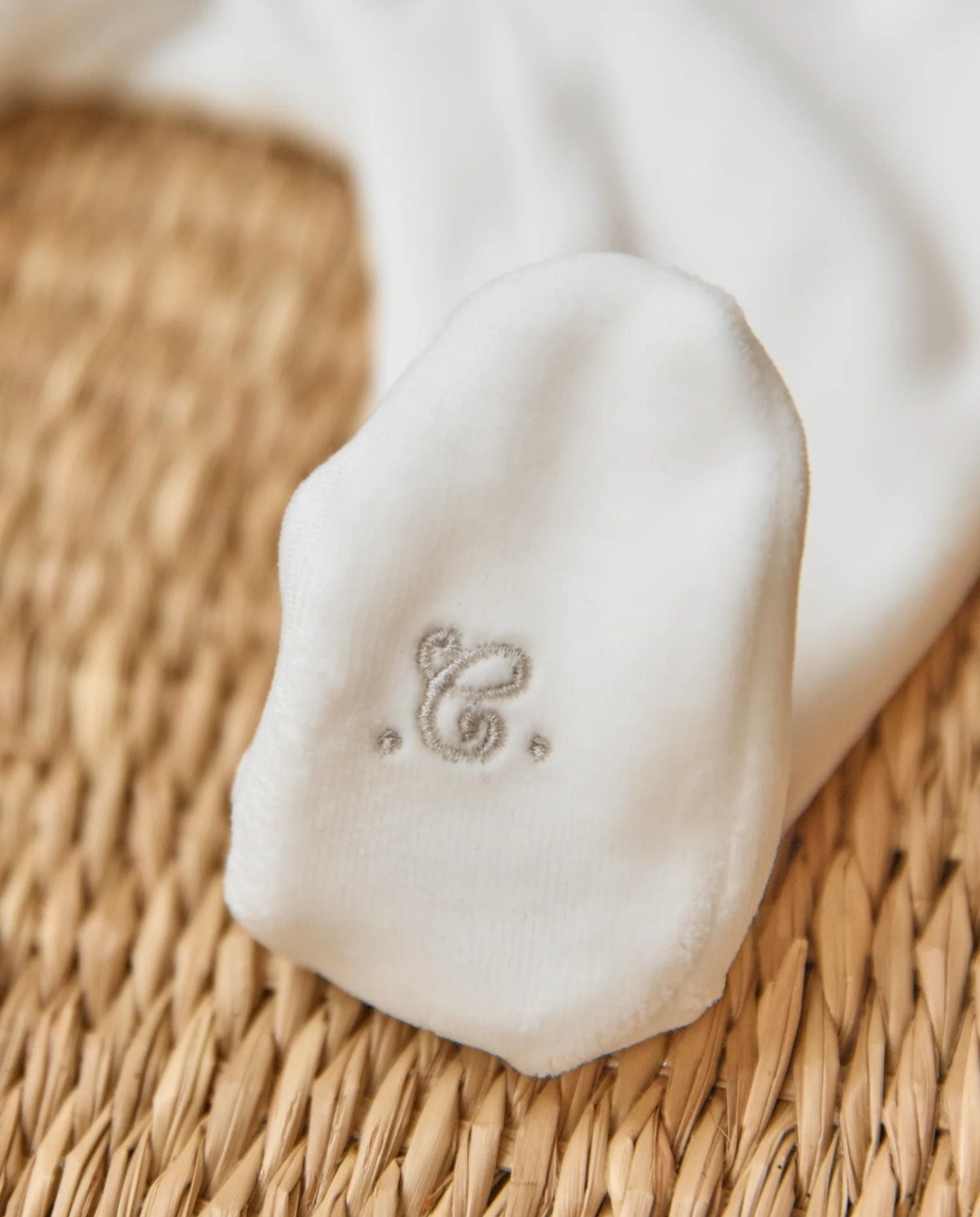 Alphabet Velour Pyjama - CO LABEL