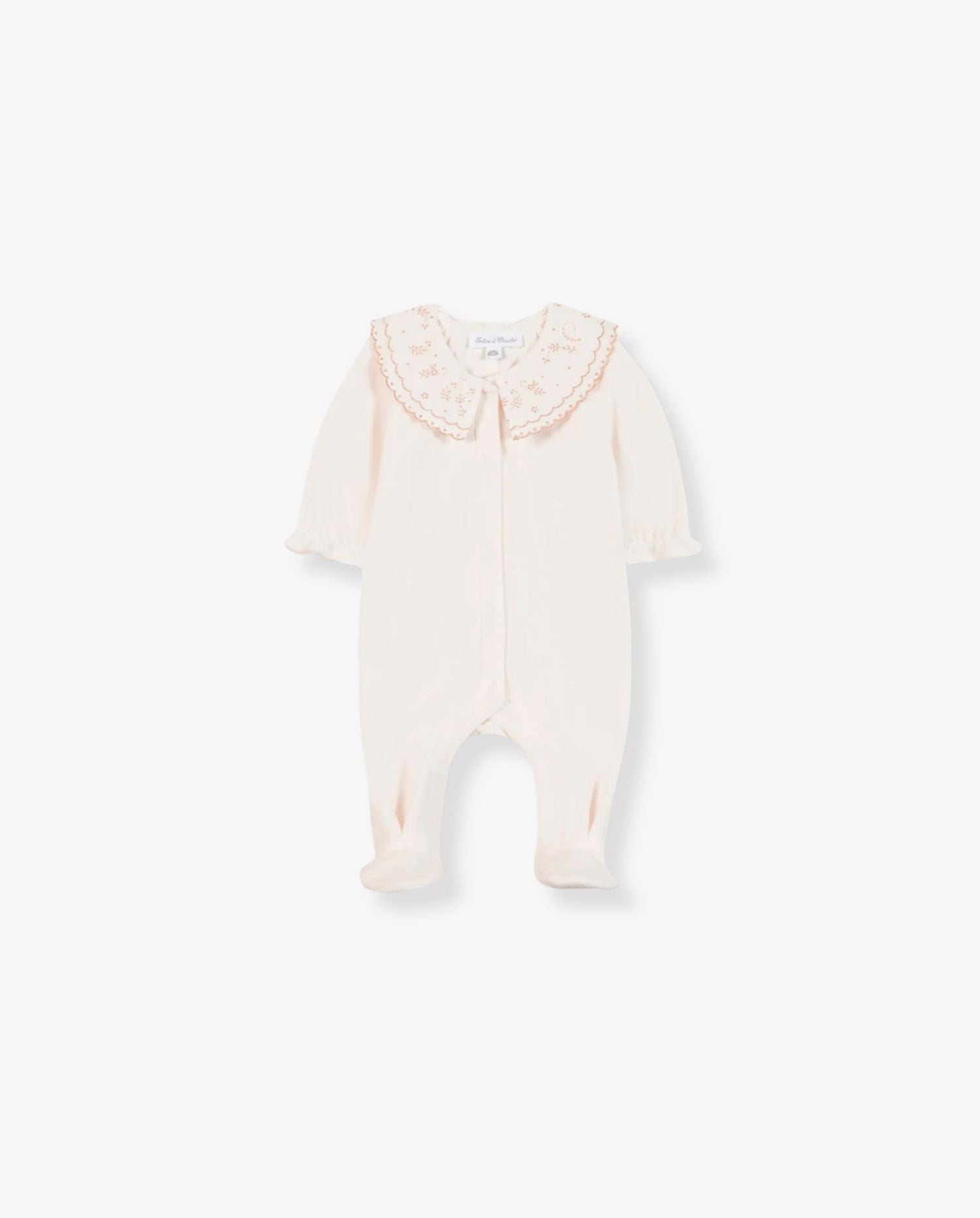 Embroidered Velour Pyjama - CO LABEL