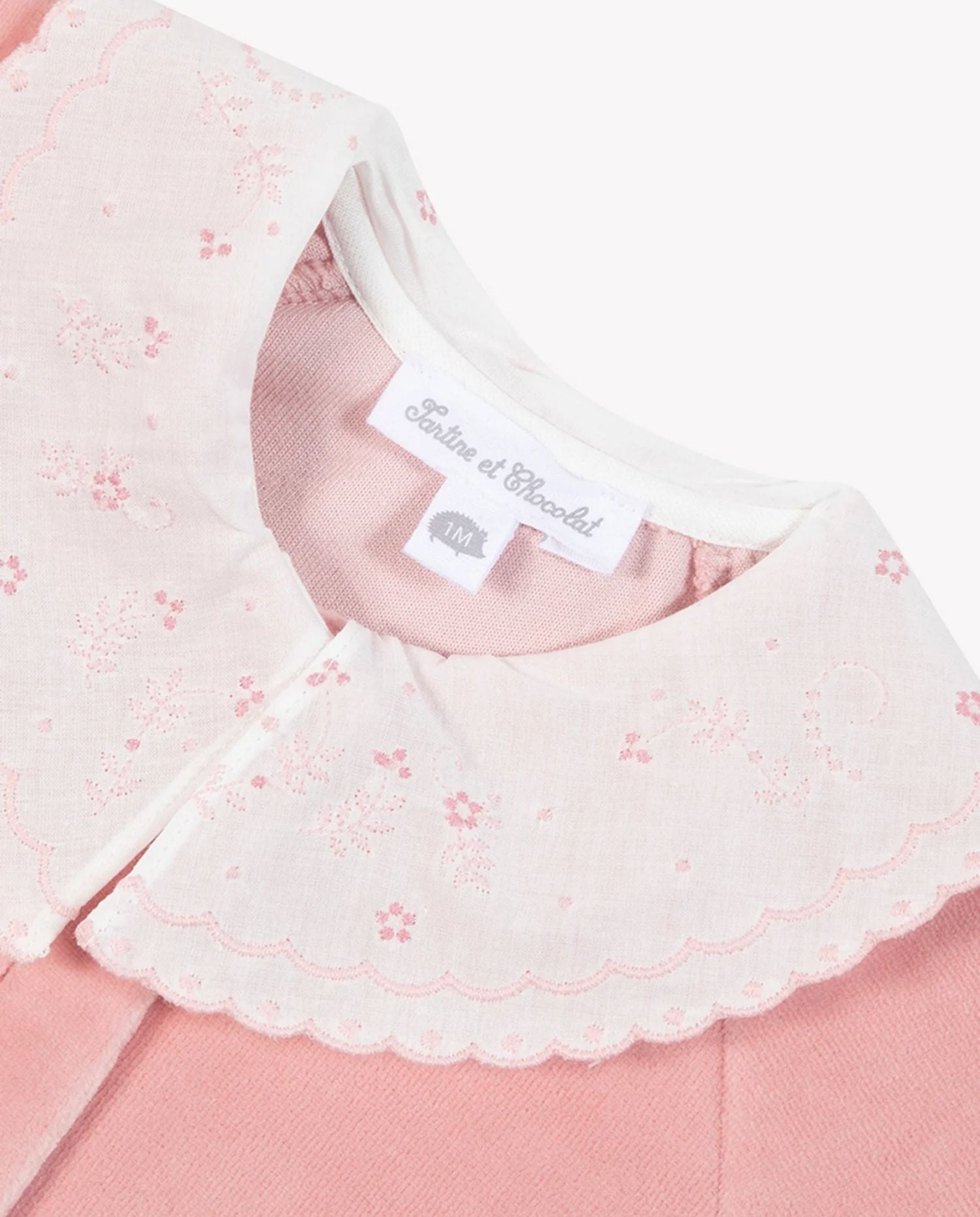 Embroidered Velour Pyjama - CO LABEL