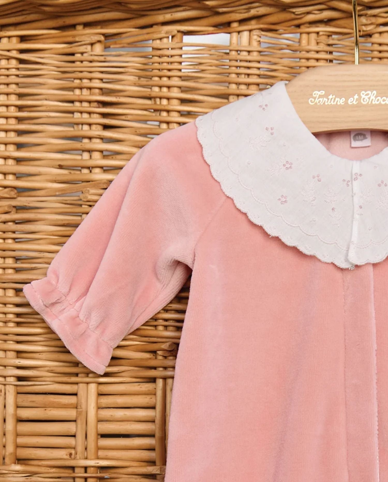 Embroidered Velour Pyjama - CO LABEL