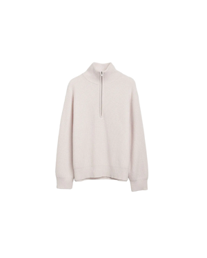 Premium Rib Zip Turtleneck