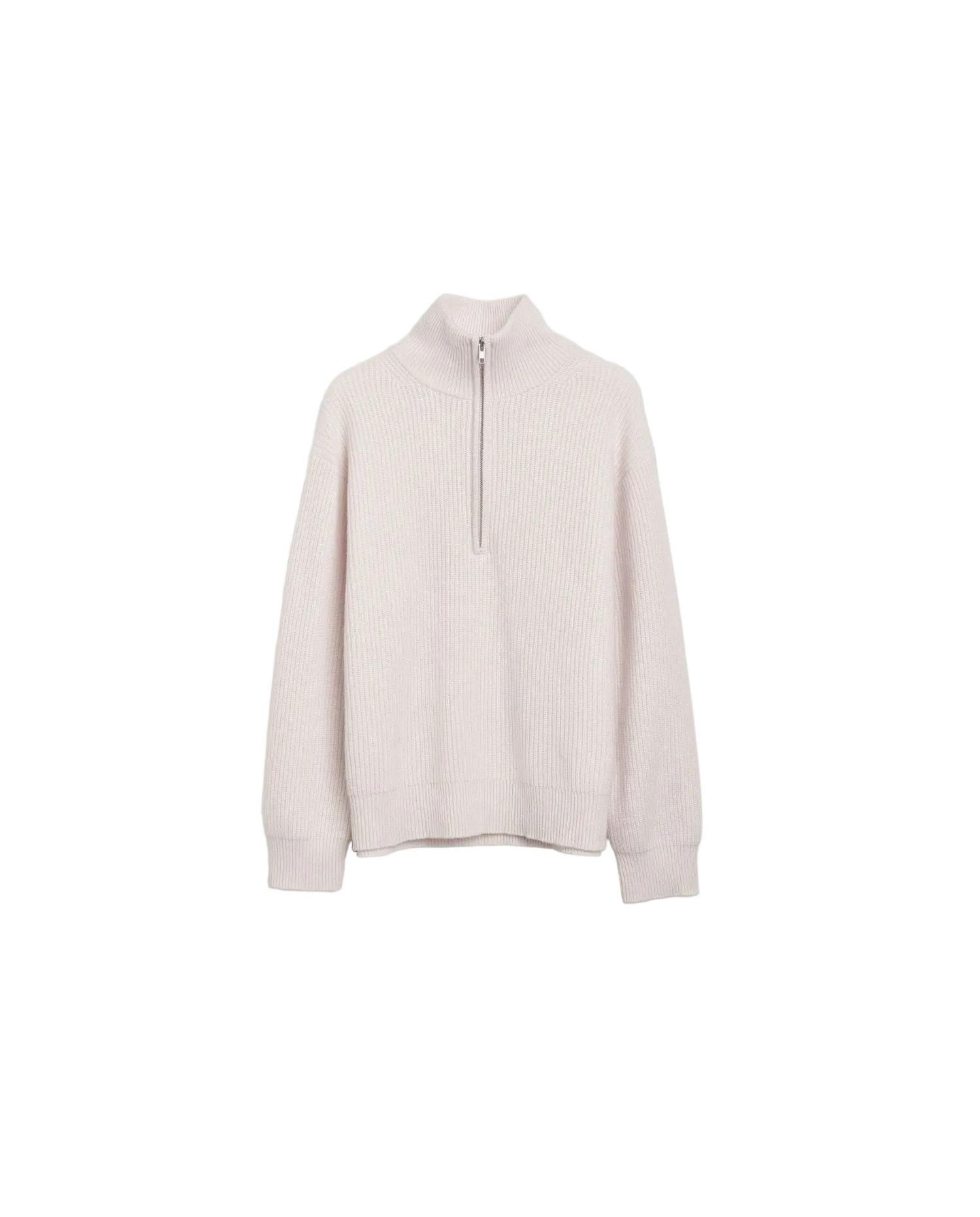 Premium Rib Zip Turtleneck