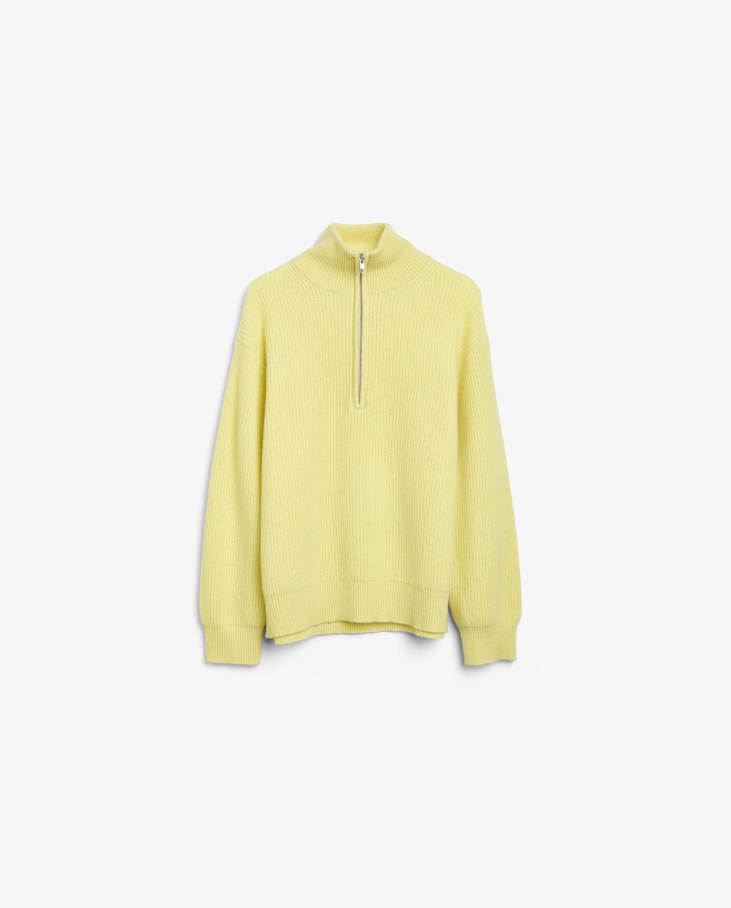 Premium Rib Zip Turtleneck - CO LABEL