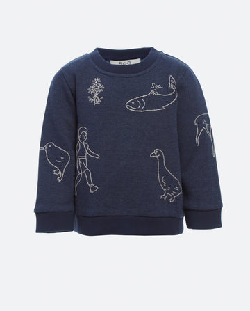 SEA NY DEMI WORKWEAR SWEATSHIRT