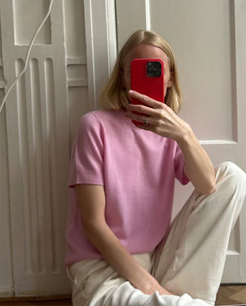 Womens Cashmere Blouse